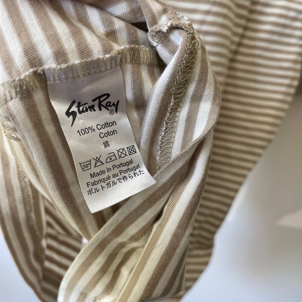 BNWT Stan Ray Ringer Tee khaki/natural - Picture 7 of 7